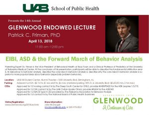 EIBI, ASD & the Forward March of Behavior Analysis