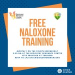 Monthly Naloxone (Narcan) Training