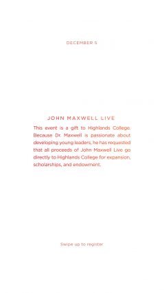 Gallery 4 - Founders Advisers presents John Maxwell LIVE