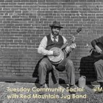 Tuesday Community Social at Mom's Basement with Red Mountain Jug Band!