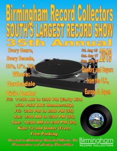 Birmingham Record Collectors 35th Annual Show
