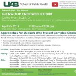 15th Annual Glenwood Endowed Lecture