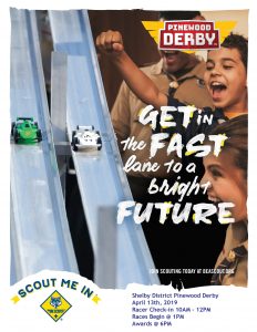 Shelby District Pinewood Derby