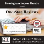 PFI and Improv Chattanooga Presents "One Star Reviews!"