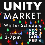 Unity Market Winter Schedule: