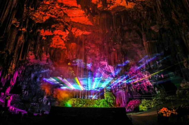 Gallery 4 - Christmas Caverns Laser Light Show