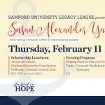 Samford University Legacy League's Annual Scholarship Luncheon featuring Susan Alexander Yates