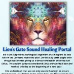 Lion's Gate Sound Healing Portal: August 8, 2021