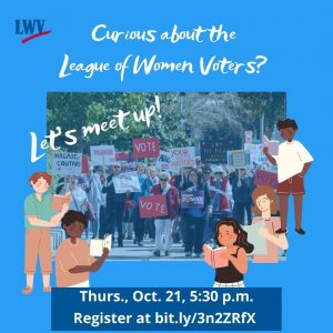 LWVGB Virtual Meet-Up - An introduction to the League of Women Voters and current actions