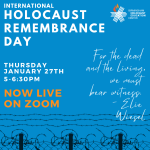 International Holocaust Remembrance Day Commemoration