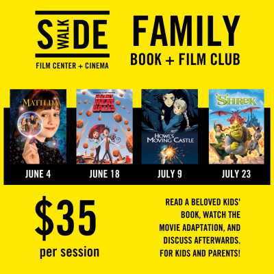 Family Book + Film Club: Cloudy With A Chance of Meatballs