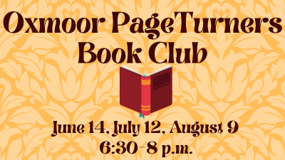 Oxmoor Page Turners Book Club: Anxious People