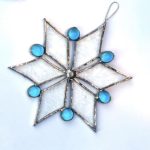 Stained Glass Ornament - Snowflake