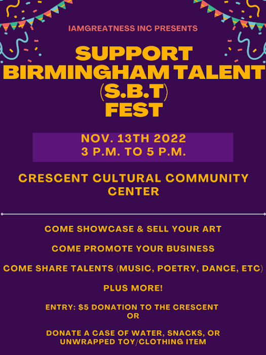 Gallery 1 - Support Birmingham Talent Fest!