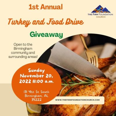 Turkey and Food Drive Giveaway