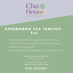 Cha House Afternoon Tea Service