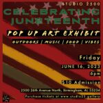 Juneteenth Pop Up Art Exhibit