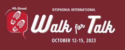 Walk for Talk Benefiting Dysphonia International
