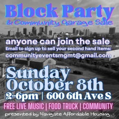 Block Party & Community Garage Sale