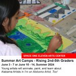 Space One Eleven Summer Art Camps for Rising Grades 2-5