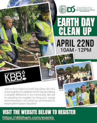 Earth Day Cleanup at Harrison Park
