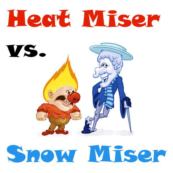 Heat Miser vs. Snow Miser.