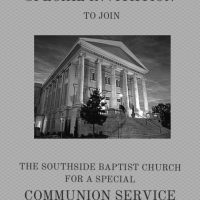 Old Time Religion Communion Service
